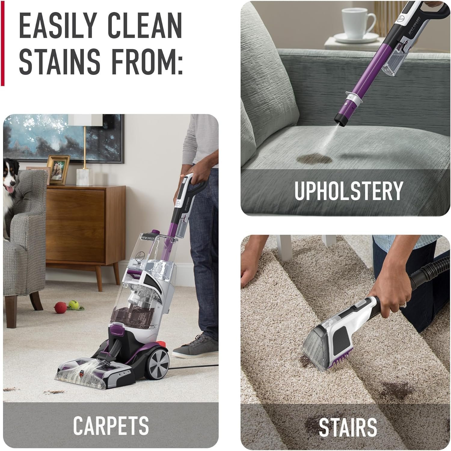 Hoover Smartwash Automatic Carpet Cleaner Machine, FH52000, Turquoise - Image 41