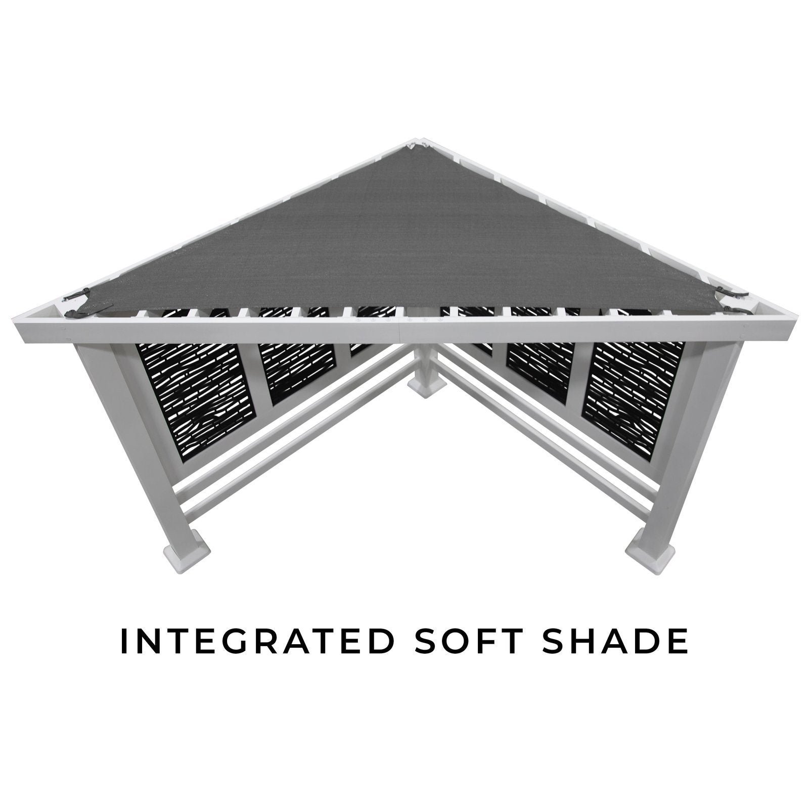 Richmond Modern Steel Cabana Pergola - Image 5